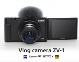 소니 SONY, 브이로거 특화 카메라 ZV-1 출시